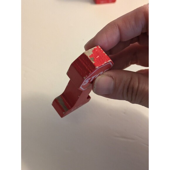 Brio Thomas Train Accessories Lot Figures Signs Vintage 90s Lot PLAYED - Picture 8 of 11